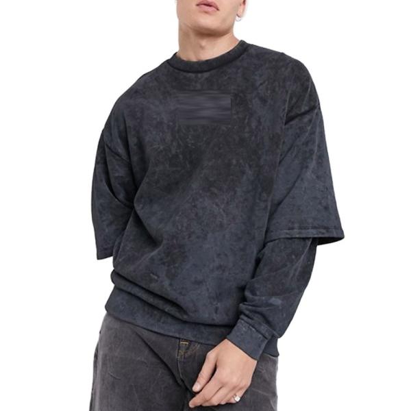 Buy Cotton 160gsm Blank Oversized Sweatshirts Multicolor Mens Embroidered Sweatshirt at wholesale prices