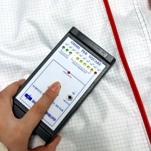 Dust Free Anti Static Cleanroom Jumpsuit With Hood White Washable