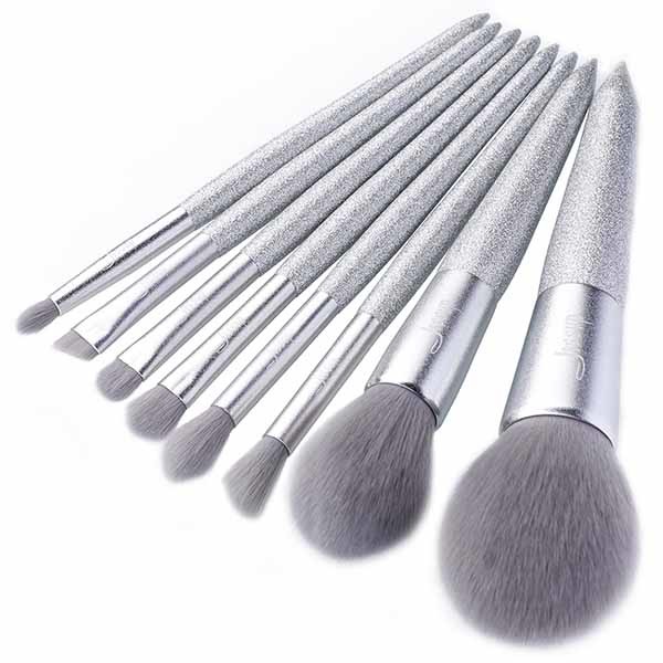 Jessup 8pcs Basic Makeup Brushes Set Faux Squirrel Hair