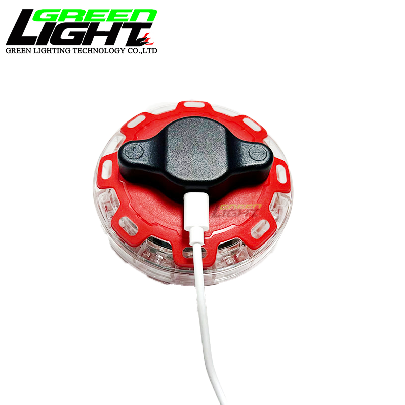 Multiple Colors for Options and Lighting Modes Led Warning Lights Magnetic Adsorption Charging Rechargeable Li-ion Battery