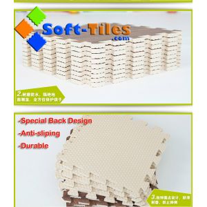 11mm Wood Effect Interlocking Foam Kids Mat