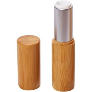 Square / Round AS Refillable Lipstick Tube With Rubber Stopper