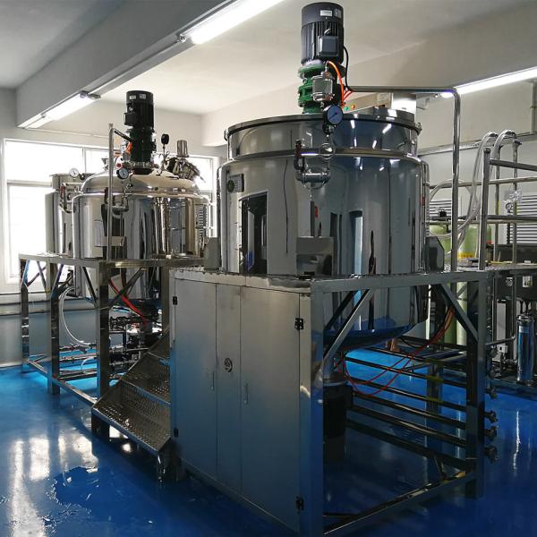 5000L Gel Shampoo Homogenizer Emulsifier Mixer Liquid Hand Wash Making Machine