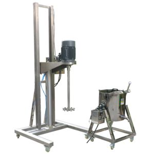 Lipstick Pneumatically Dispersing Machine Lifting And Adjusting Speed Disperser