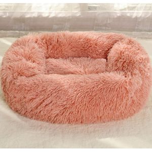Modern Soft Plush Round Cozy Cave Bed For Cats Small Dogs Snooze Sleeping