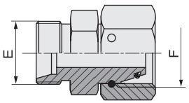 OEM Hydraulic Tube Fitting Reducer Tube Adaptor with Swivel Nut