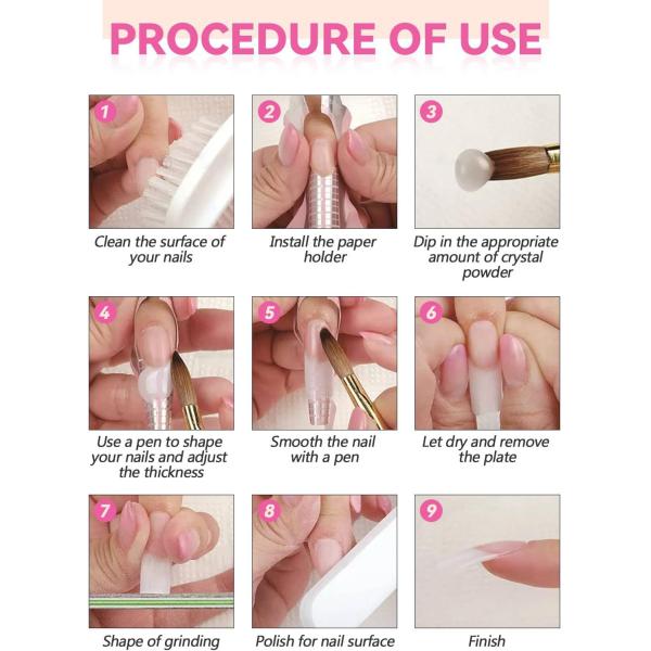 Wholesale of high-quality Manufacturer Customized Colorful 3 In 1 Acrylic Powder