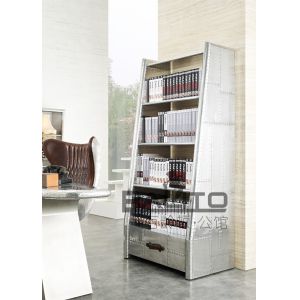 China classic old style bookshelf/antique aluminium bookshelf furniture on sale