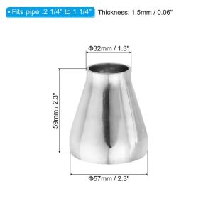 SS304/SS316L Industrial Customize Seamless Butt-Welded Concentric Reducer in