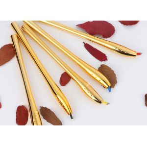 Golden Permanent Makeup 3D Microblading Manual Pen 45° Angle Single