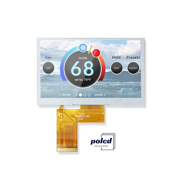 China Polcd 4.3 Inch TFT LCD Module 480x272 NV3041A Drive IC 20pin IPS Wide View TFT LCD Display on sale China Polcd 4.3 Inch TFT LCD Module 480x272 NV3041A Drive IC 20pin IPS Wide View TFT LCD Display on sale