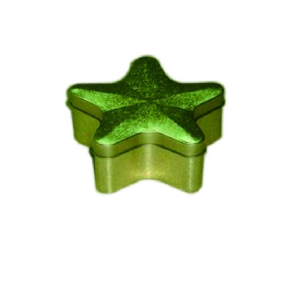 Pentacle Shape Gift Tin Can For Chocolate Gift Christmas Gift Customized Logo