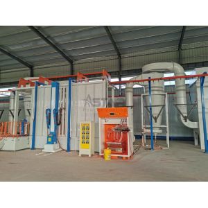 Big Cyclone Recovery Electrostatic Powder Coating Line