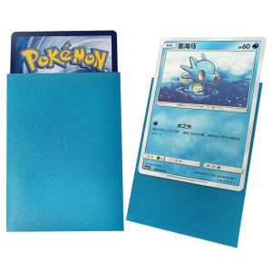 China Acid and PVC-Free 66x91 MTG Standard Matte Blue Game Plastic Card Sleeves on sale