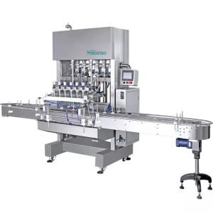 Multiple Nozzles Beverage Filling Machine , Commodity Automatic Filling Line
