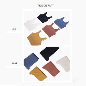 Women Ribbed Yoga Gym Activewear Sets Gym 2 Piece Set RGS