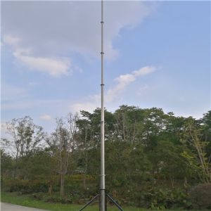 Portable 20KG Telescoping Mobile Video Surveillance Mast