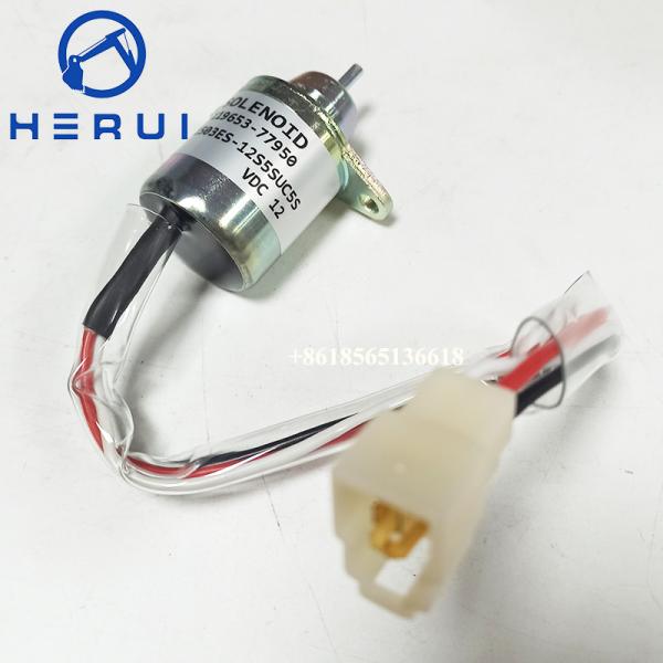 Fuel Shut Off Solenoid Valve 12V 119653-77950 11965377950 For 3TNE84 1503ES-12S5SUC5S