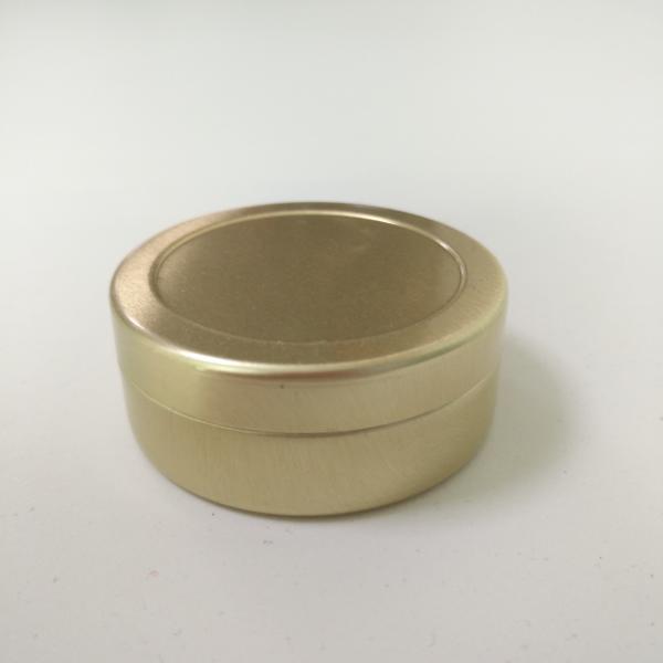 Recycled Material Round Aluminium Tins Container Waterproof For Cosmetic Products