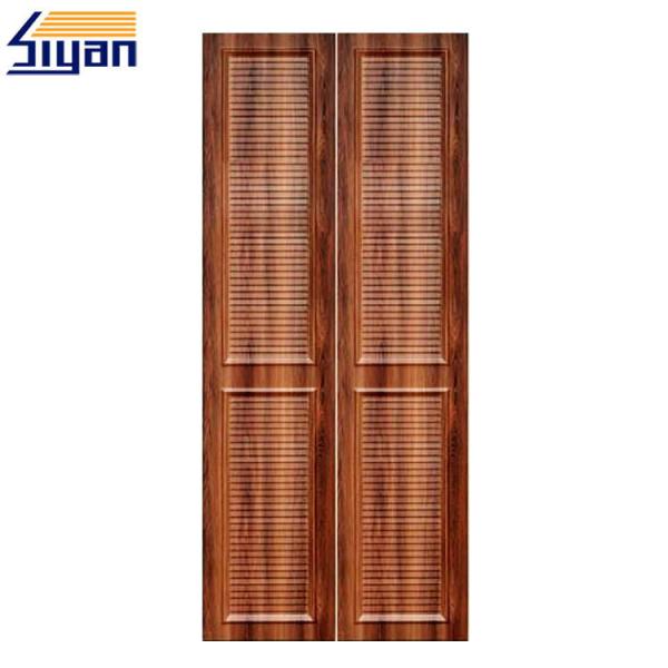 Buy High Density MDF Louvered Closet Doors Wood Grain With 860 Kgs/M³ Density at wholesale prices