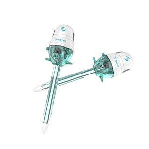 10mm Bladeless Plastic Tip Laparoscopic Trocar Surgery Use Disposable Trocars