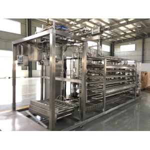 Low Noise Mango Pulp Aseptic Juice Filling Machine 20L / 220L With PLC Control