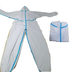 Cross Infection Protection Microporous Film Disposable Protective Coveralls With