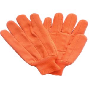 Colorful Warm Fleece Gardening Working Gloves With Knit Wrist For Winter Use