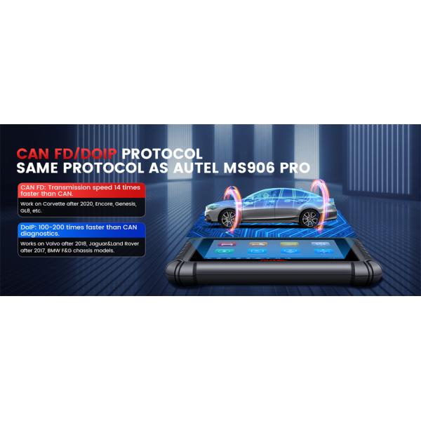 Autel MaxiCheck MX900 OBD2 All System Diagnostic Scanner Bi-Directional Control DoIP/CAN FD Read/Clear Code 40+ Service Upgrade of MK808 MX808