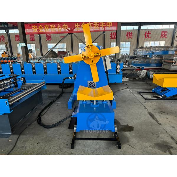 5 ton 500mm width hydraulic decoiler with car
