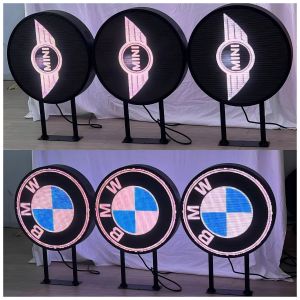 Round Led Display Double Sided led display P4.28 LED Screen Dia-600mm Circular