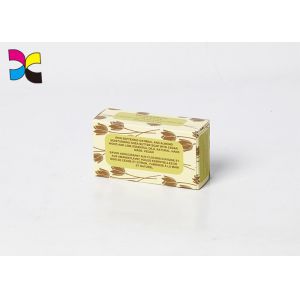 Flocking Printed Cardboard Boxes Open Two Side Matte Soap Rectangle Toothpaste