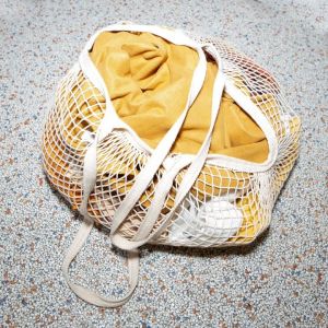 Reusable Grocery Mesh Bags Organic Cotton String Shopping Bags Produce Net Bags