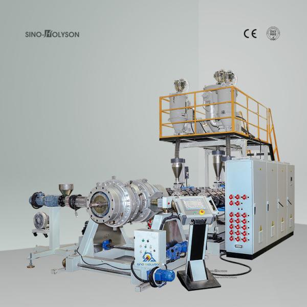 Single Screw Extruder Flexible Plastic Pipe Making Machine