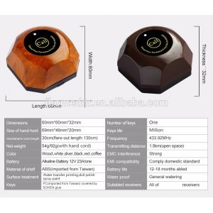 2018 new business chance restaurant wireless pager calling system