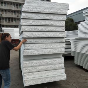 100mm eps sandwich wall panel 1150-100-0.426mm with 16kg for bunk house