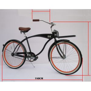 Customized Logo 26" Single Speed Coaster Brake Beach Cruiser Bike for Men in USA
