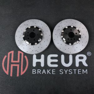 HEUR Brake Carbon Ceramic Rotor For Vw Cc Golf R Mk7 Refit 393*36mm Front Set
