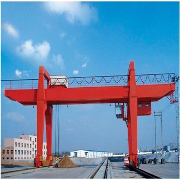 Heavy Duty MG Double Beam Girder Gantry Crane 50 Tons With Cabin Control