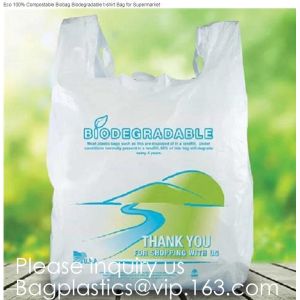 Biodegradable Roll heart bag, Vest bag, Pocket, Roll bag, 100% Biodegradable