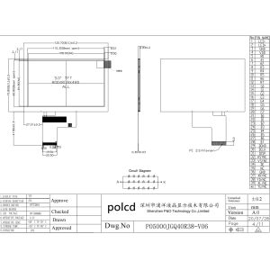 Polcd 5 Inch Lcd Screen 800x480 Resolution ST7262 Driver IC RGB Interface TFT