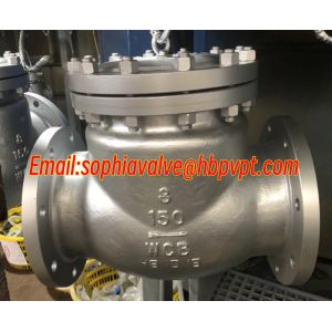 150LB WCB ANSI flanged metal seal cast steel check valve