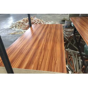 E1 Formaldehyde Emission Commercial Grade Plywood , Melamine Faced Plywood