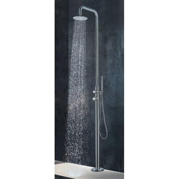 Stainless steel 316 Watermark Outdoor Shower Satin Solar Shower Freestanding Beach Garden Swimming Stand shower