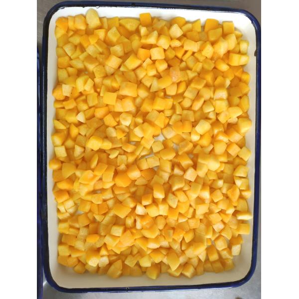 Sweet nutritious Canned Diced Peaches In Syrup