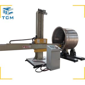 Inox Cylindrical Tank Shell Inner Exterior Surface Automatic Polishing Machine