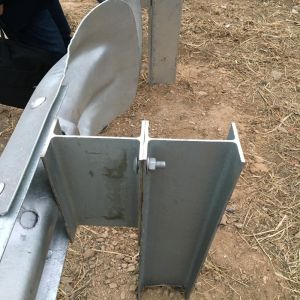 ISO9001 2000 Certified Hot Dip Galvanized H-type Highway Guardrail Post for Safe