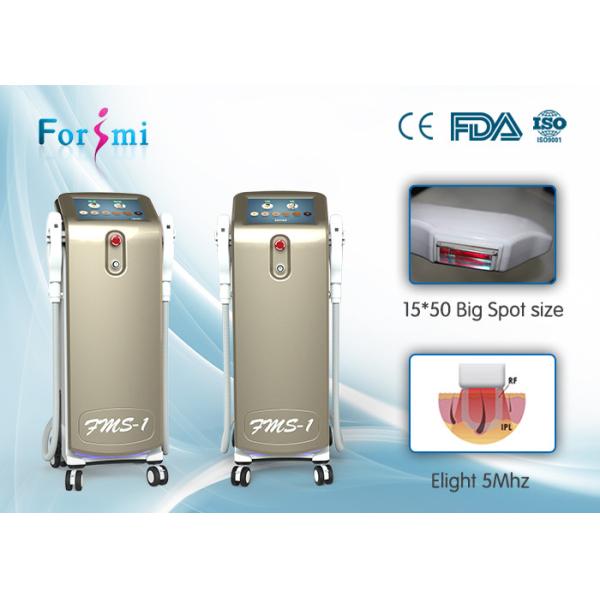 Buy ce medical vertical 3 in 1 opt e-light Medical use germany skin solution hair removal laser shr korea ipl at wholesale prices