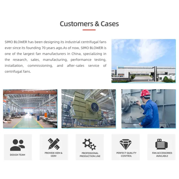 The D-Type Coupling Drives High Temperature Centrifugal Blower Fan