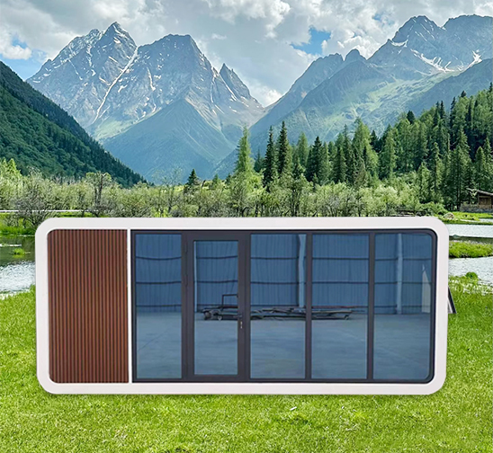 Buy Apple Cabin House Galvanized Steel Frame And Metal Carved Panel For Sturdy And Robust Design at wholesale prices